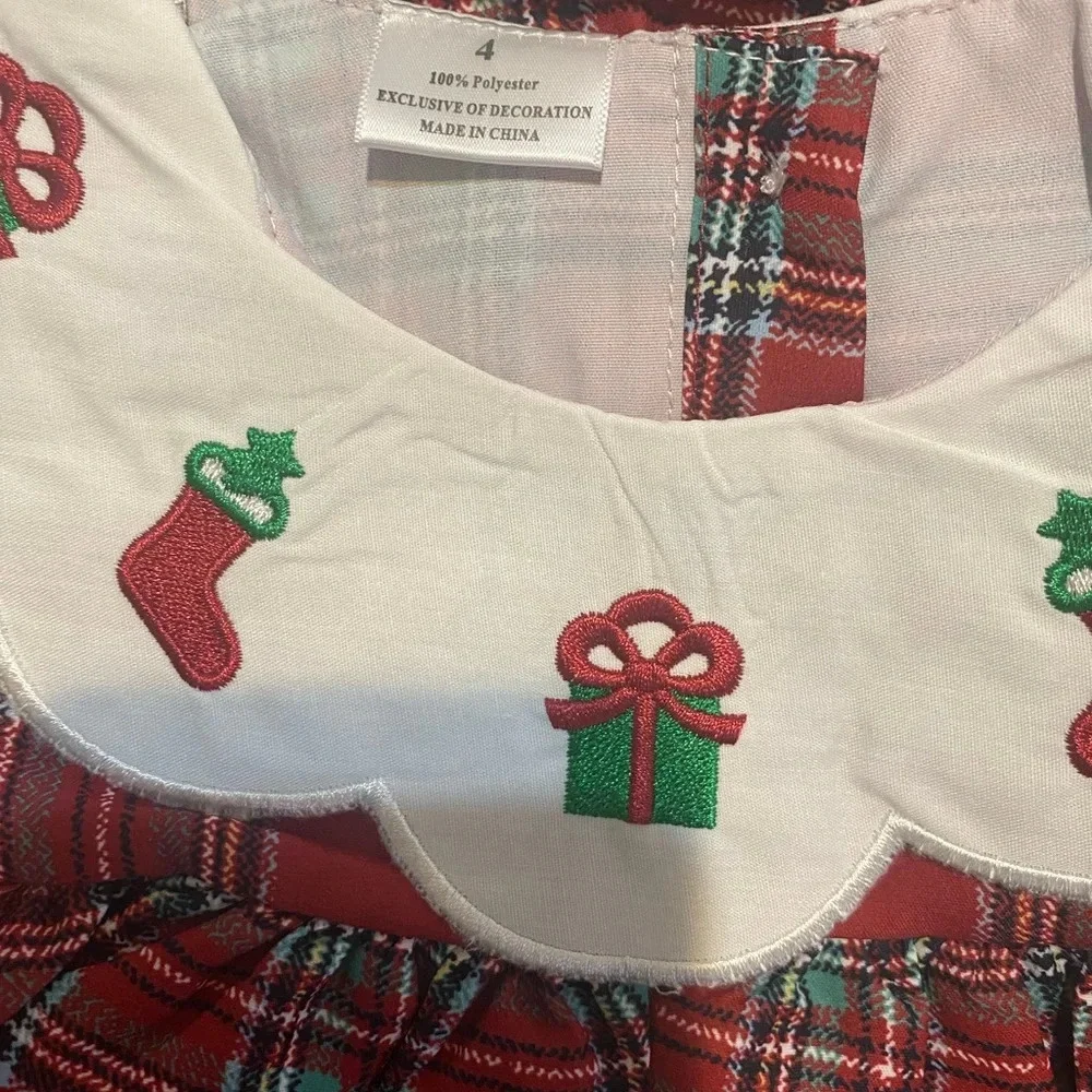 New Plaid Christmas Dress